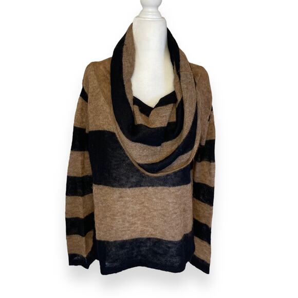 Free People Lulu Rugby Striped Alpaca Sweater - Picture 2 of 7